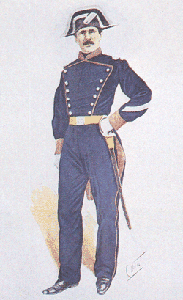 Sargento en uniforme de gala