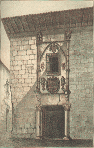 Litografa Crcel de la Santa Hermanda de Toledo